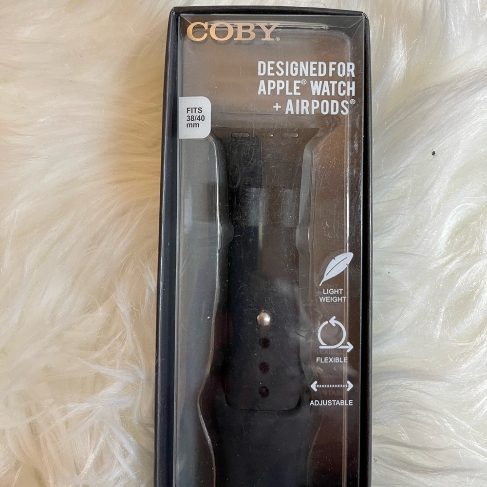 Iwatch black strap silicone band